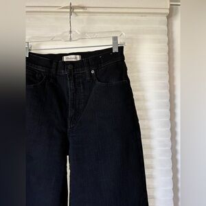 Madewell new without tags Black Wide-Leg Jeans